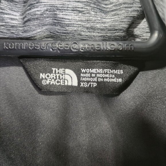 Womens Heather Grey The North Face Vest Jacket Sleeveless Full Zip Mock Neck XS - Picture 6 of 11